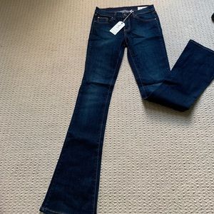 NWT blue skinny boot cut jeans